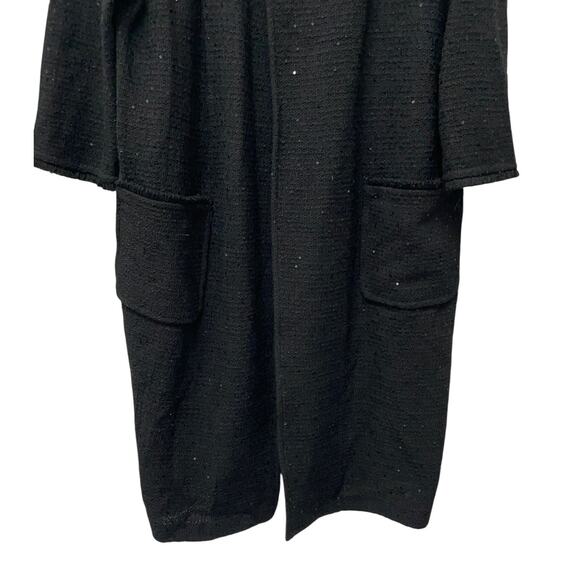 St. John Coat Santana Knit Women 12 Sequin Old Money Luxury Holiday Gala Couture - Picture 4 of 10